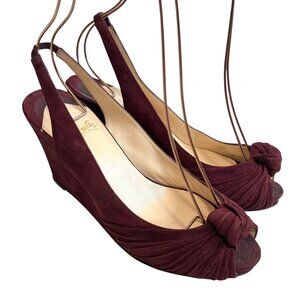 Louboutin wedge heels